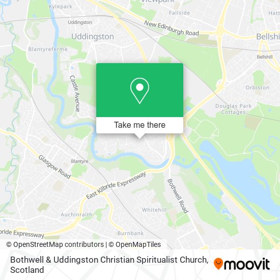 Bothwell & Uddingston Christian Spiritualist Church map