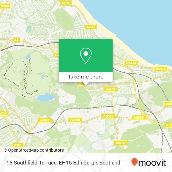 15 Southfield Terrace, EH15 Edinburgh map