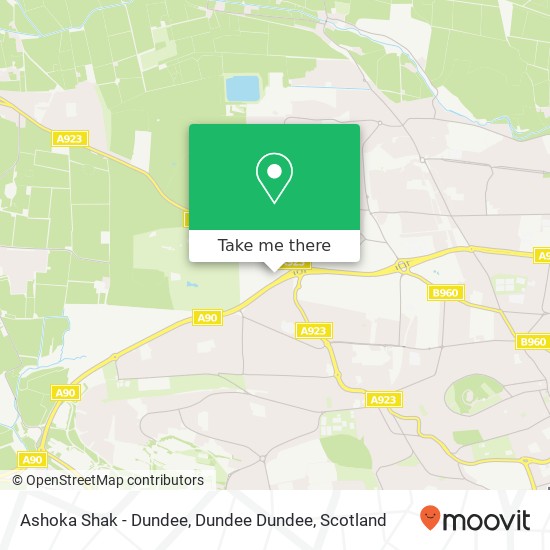 Ashoka Shak - Dundee, Dundee Dundee map