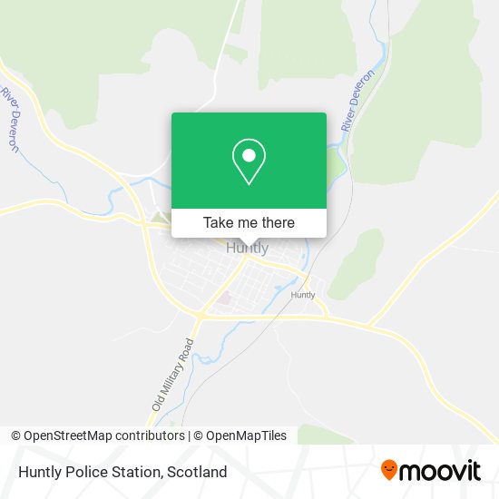 Huntly Police Station map