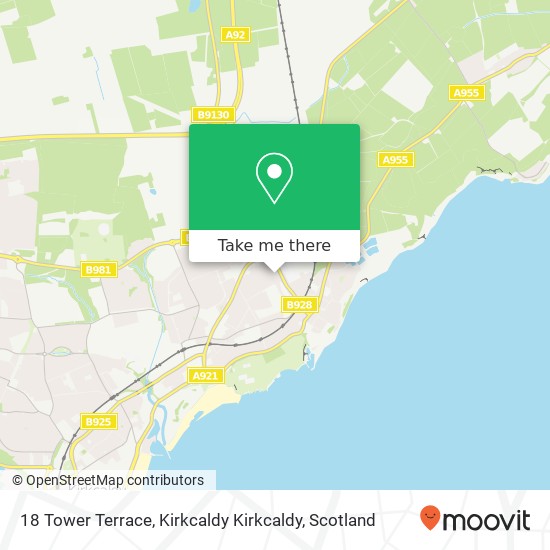 18 Tower Terrace, Kirkcaldy Kirkcaldy map