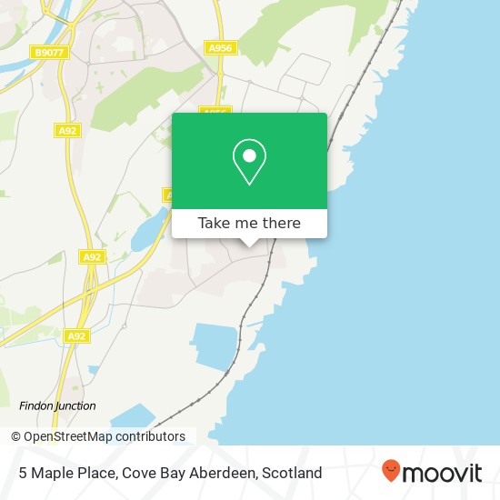 5 Maple Place, Cove Bay Aberdeen map