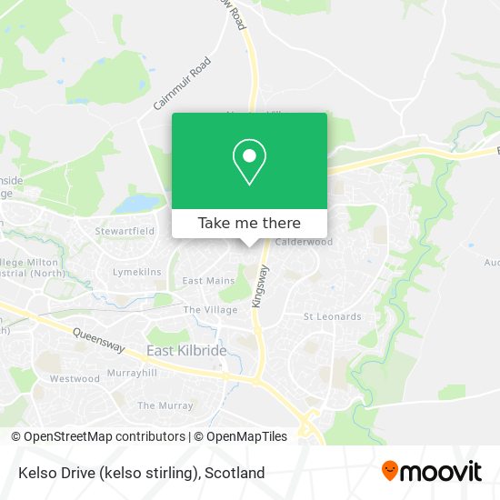 Kelso Drive (kelso stirling) map