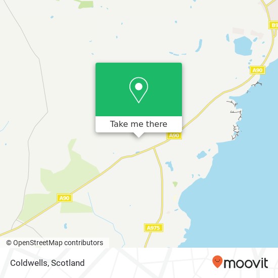 Coldwells map