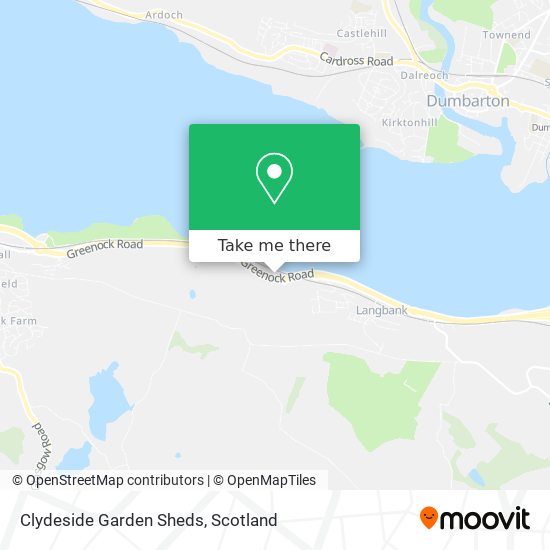 Clydeside Garden Sheds map