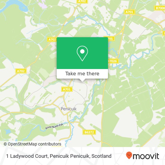 1 Ladywood Court, Penicuik Penicuik map