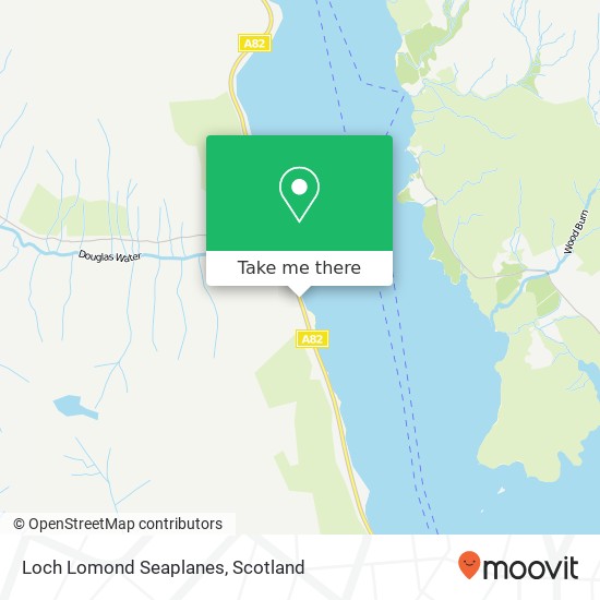 Loch Lomond Seaplanes map