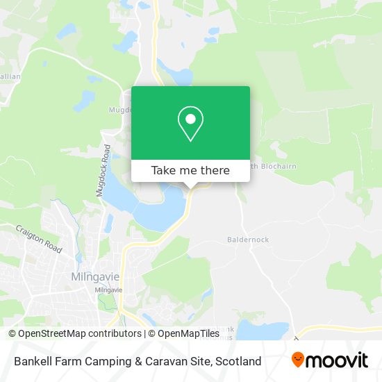 Bankell Farm Camping & Caravan Site map