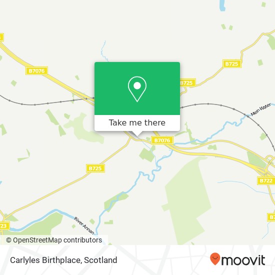 Carlyles Birthplace map