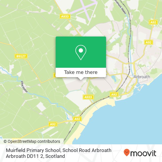 Muirfield Primary School, School Road Arbroath Arbroath DD11 2 map