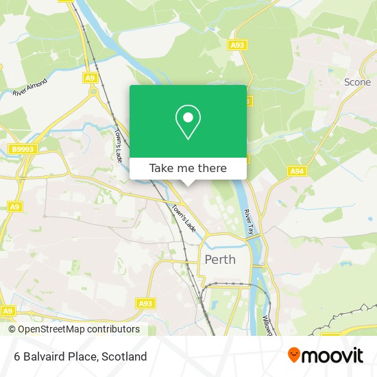 6 Balvaird Place map