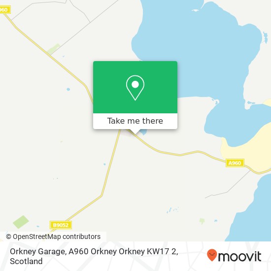 Orkney Garage, A960 Orkney Orkney KW17 2 map