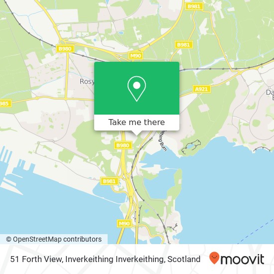 51 Forth View, Inverkeithing Inverkeithing map