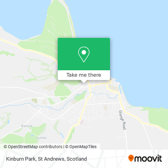 Kinburn Park, St Andrews map
