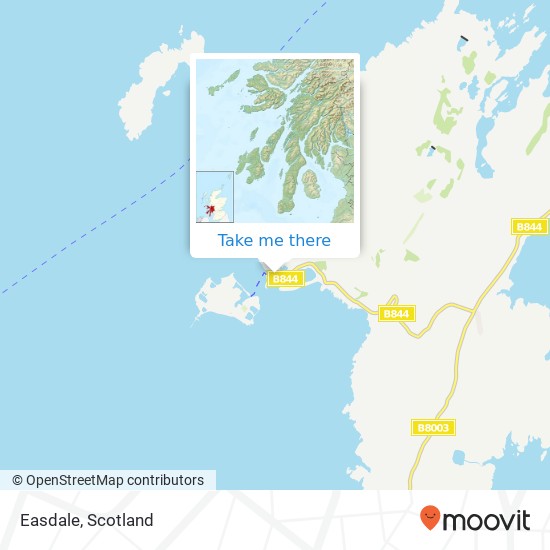 Easdale map