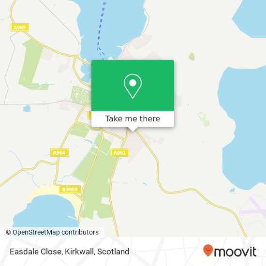 Easdale Close, Kirkwall map