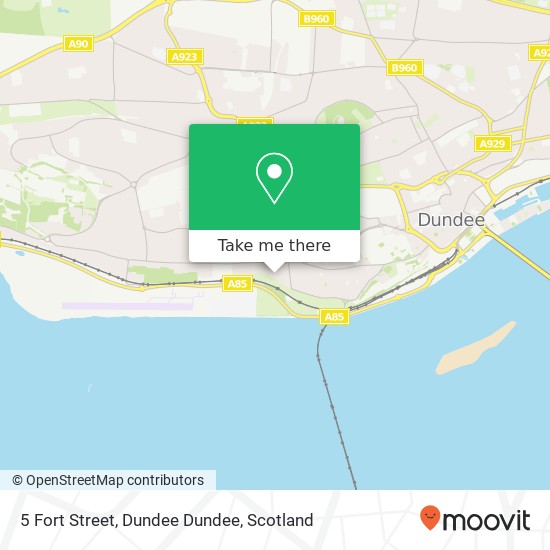 5 Fort Street, Dundee Dundee map