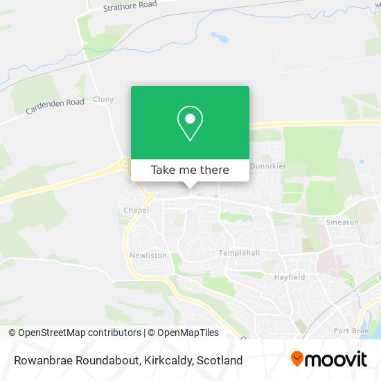 Rowanbrae Roundabout, Kirkcaldy map
