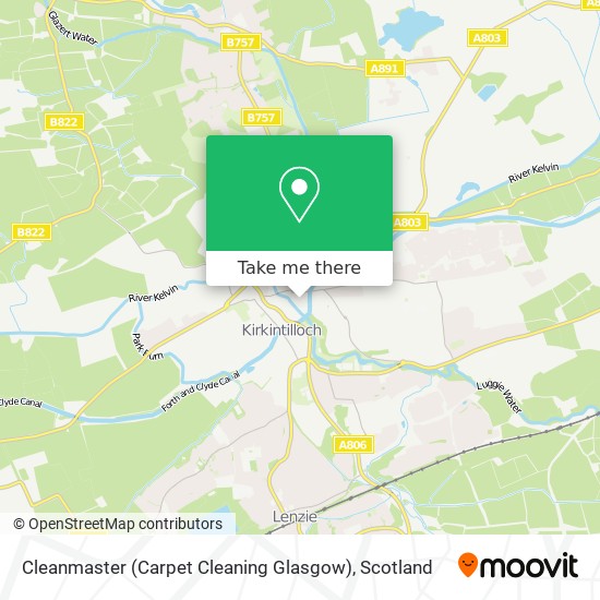 Cleanmaster (Carpet Cleaning Glasgow) map