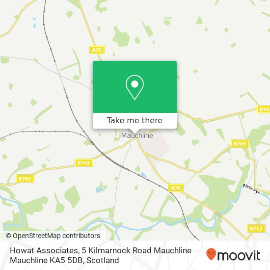 Howat Associates, 5 Kilmarnock Road Mauchline Mauchline KA5 5DB map