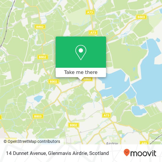 14 Dunnet Avenue, Glenmavis Airdrie map