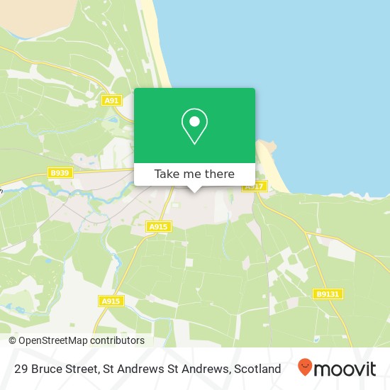 29 Bruce Street, St Andrews St Andrews map