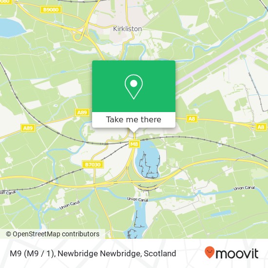 M9 (M9 / 1), Newbridge Newbridge map