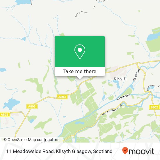 11 Meadowside Road, Kilsyth Glasgow map