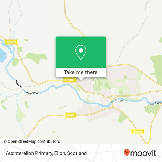 Auchterellon Primary, Ellon map