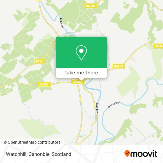 Watchhill, Canonbie map