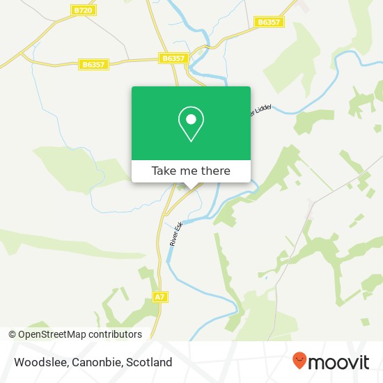 Woodslee, Canonbie map