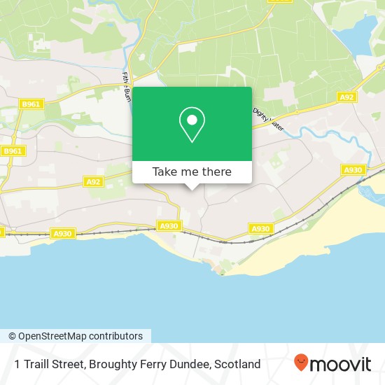 1 Traill Street, Broughty Ferry Dundee map