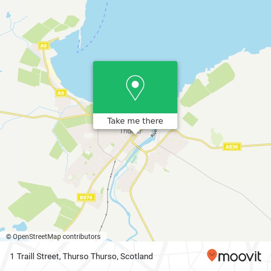 1 Traill Street, Thurso Thurso map