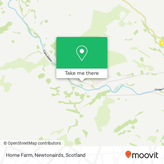 Home Farm, Newtonairds map