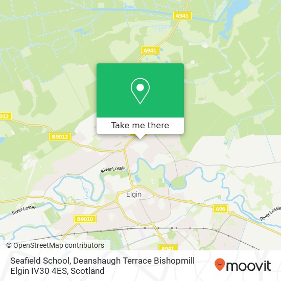 Seafield School, Deanshaugh Terrace Bishopmill Elgin IV30 4ES map