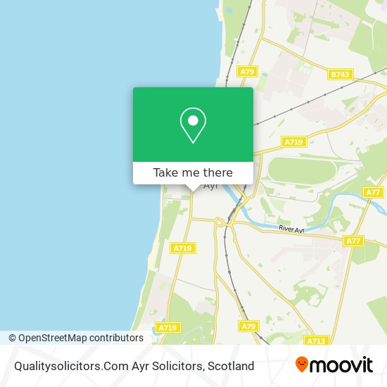 Qualitysolicitors.Com Ayr Solicitors map