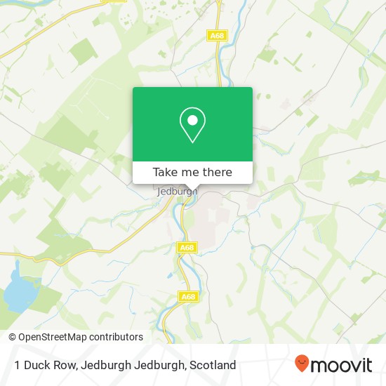 1 Duck Row, Jedburgh Jedburgh map