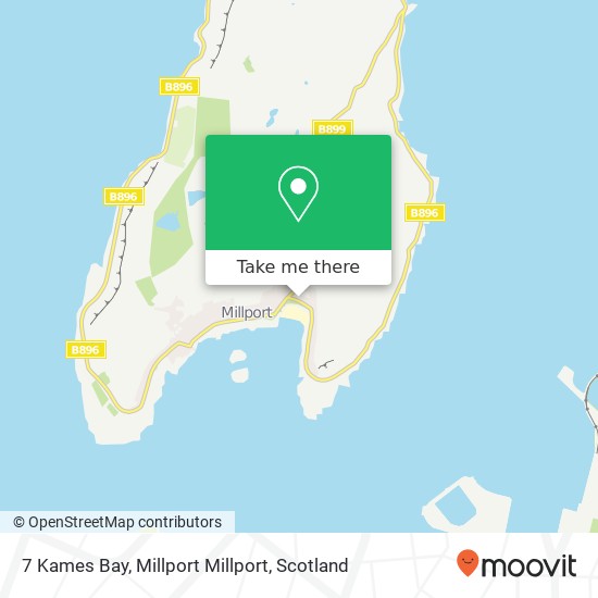 7 Kames Bay, Millport Millport map