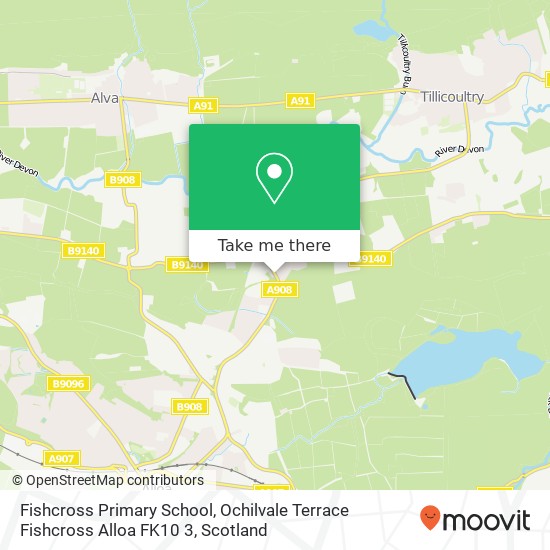 Fishcross Primary School, Ochilvale Terrace Fishcross Alloa FK10 3 map