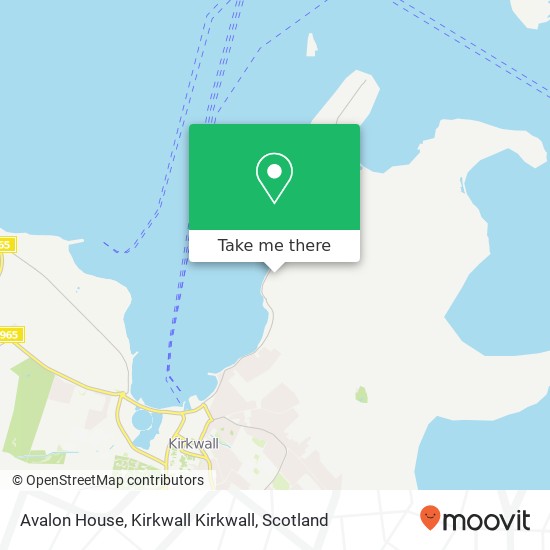 Avalon House, Kirkwall Kirkwall map