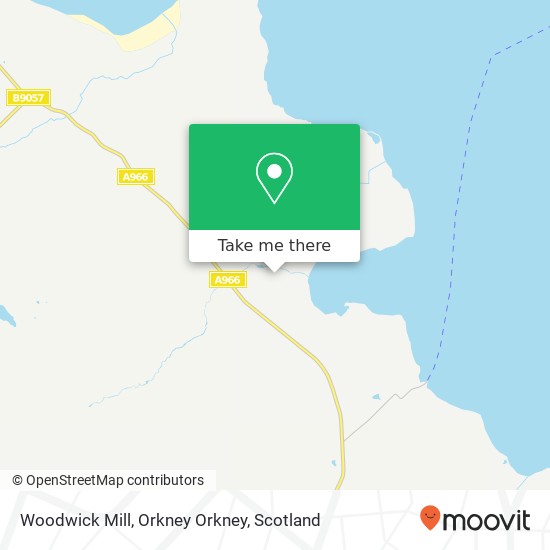 Woodwick Mill, Orkney Orkney map