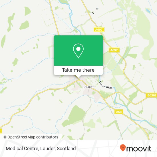Medical Centre, Lauder map