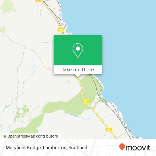 Maryfield Bridge, Lamberton map