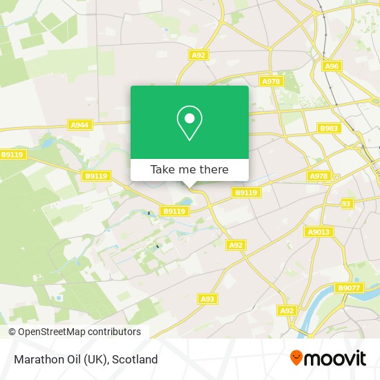 Marathon Oil (UK) map