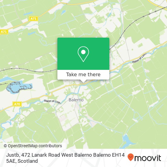 Justb, 472 Lanark Road West Balerno Balerno EH14 5AE map