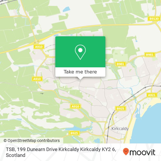 TSB, 199 Dunearn Drive Kirkcaldy Kirkcaldy KY2 6 map