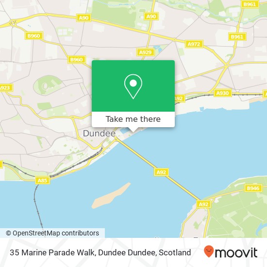 35 Marine Parade Walk, Dundee Dundee map