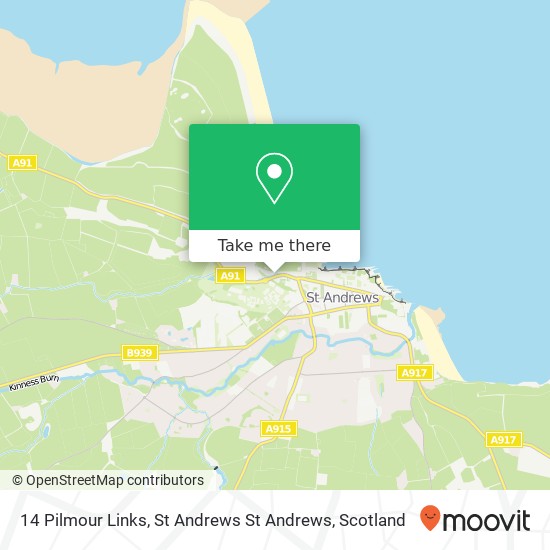 14 Pilmour Links, St Andrews St Andrews map