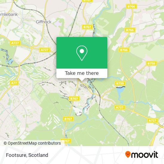 Footsure map