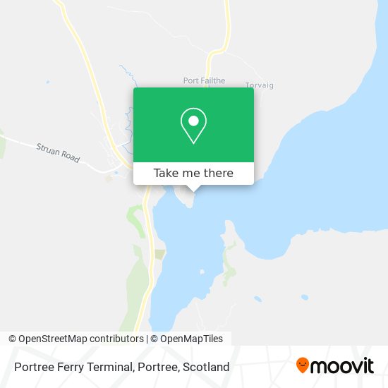 Portree Ferry Terminal, Portree map